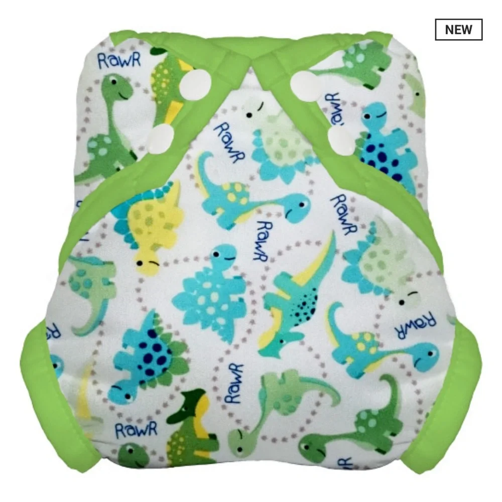 Tidy Tots Diaper Cover Dinosaur Print One Size